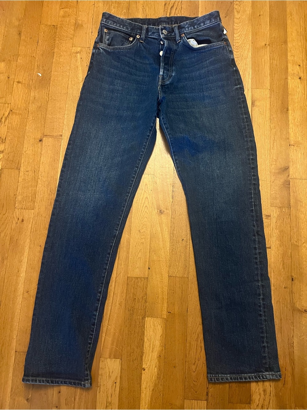 Buck Mason ford standard 14oz double dipped 31x34 jeans denim
